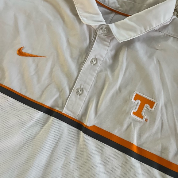 NIKE dri-fit University of Tennessee Vols White Polo size XXL - Picture 6 of 16